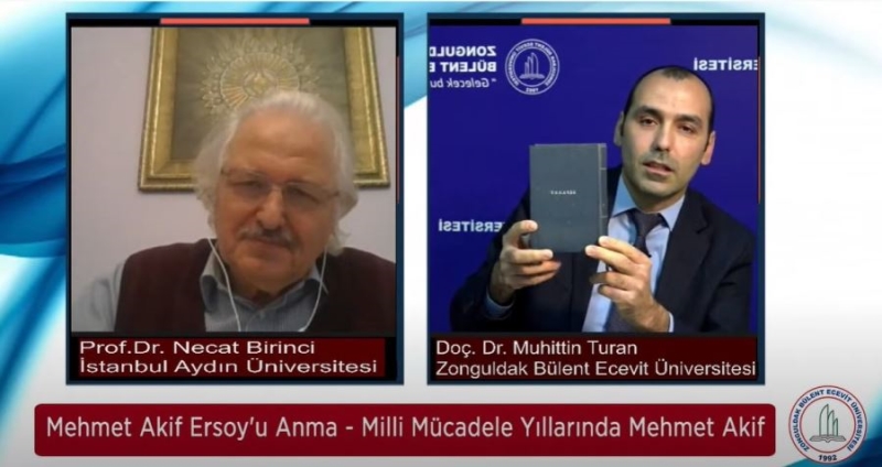 İstanbul Aydın Üniversitesi Öğr. Üyesi Prof. Dr. Necat Birinci “Mehmet Akif Ersoy’u Anma” Konulu Söyleşinin Konuğu Oldu