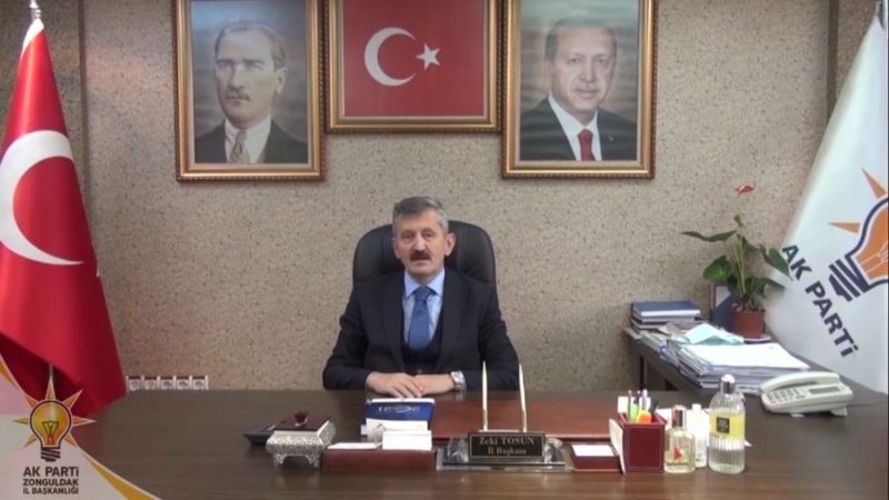 AK Parti İl Başkanı Zeki Tosun’un Kurban Bayramı Mesajı