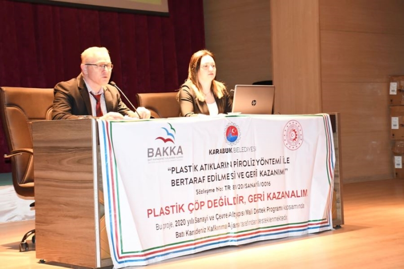 Karabük’te Atık Plastikler Piroliz Yöntemi İle Ekonomiye Kazandırılıyor