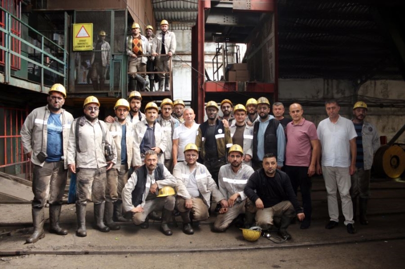 DEMİR, MADENCİYLE BİR ARAYA GELDİ