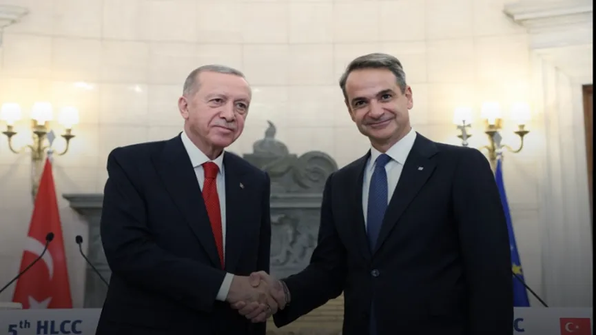Cumhurbaşkanı Erdoğan, Yunanistan Başbakanı Miçotakis ile ortak basın toplantısında konuştu