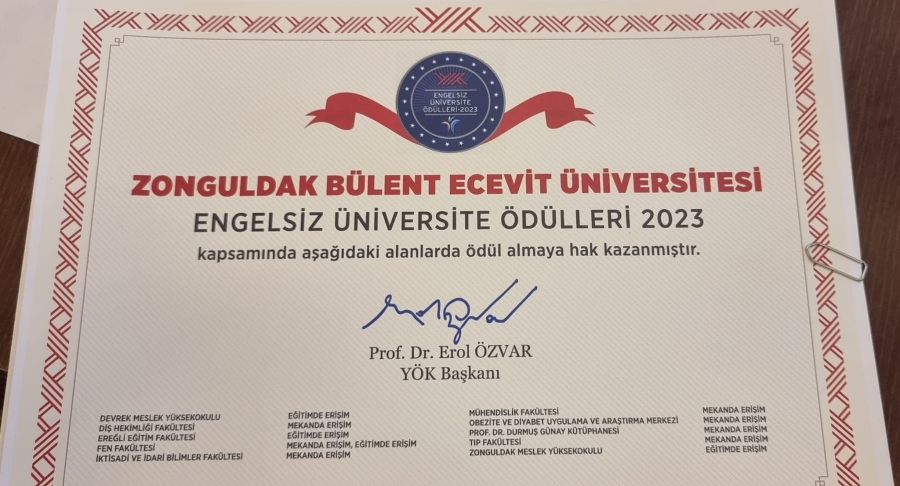 Üniversitemiz Engelsiz Kampüs Sıralamasında Türkiye’de İlk 5’te