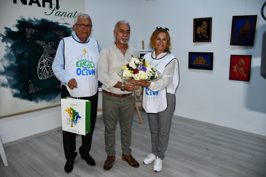 Sevgi Barış ve Dostluk festivali sergi açılışıyla renklendi...