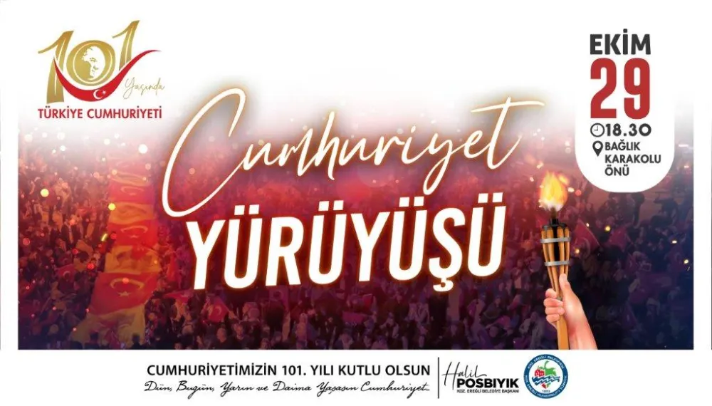 HAYDİ KDZ. EREĞLİ! CUMHURİYET YÜRÜYÜŞÜNDE BULUŞALIM