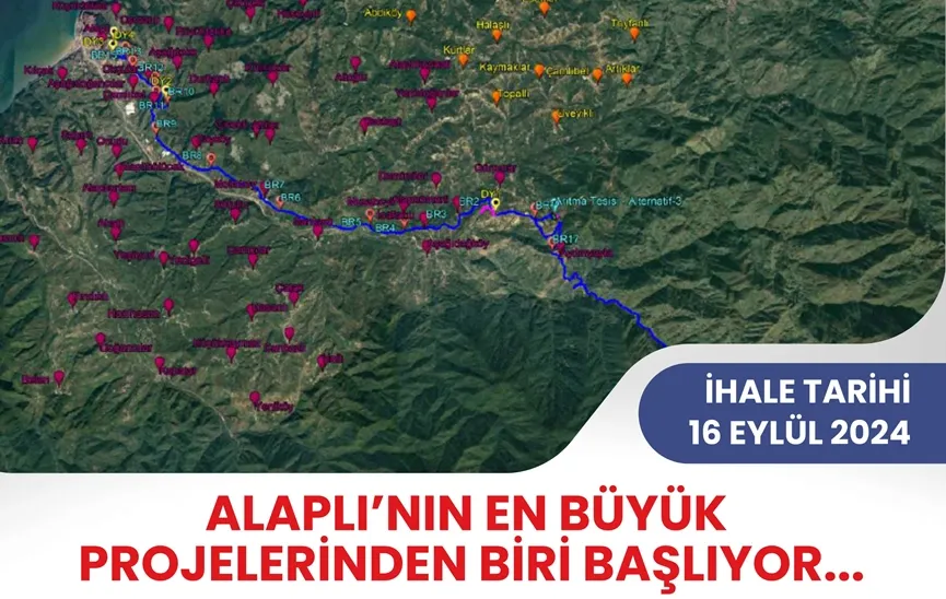 ALAPLI’NIN EN BÜYÜK PROJELERİNDEN BİRİ BAŞLIYOR...