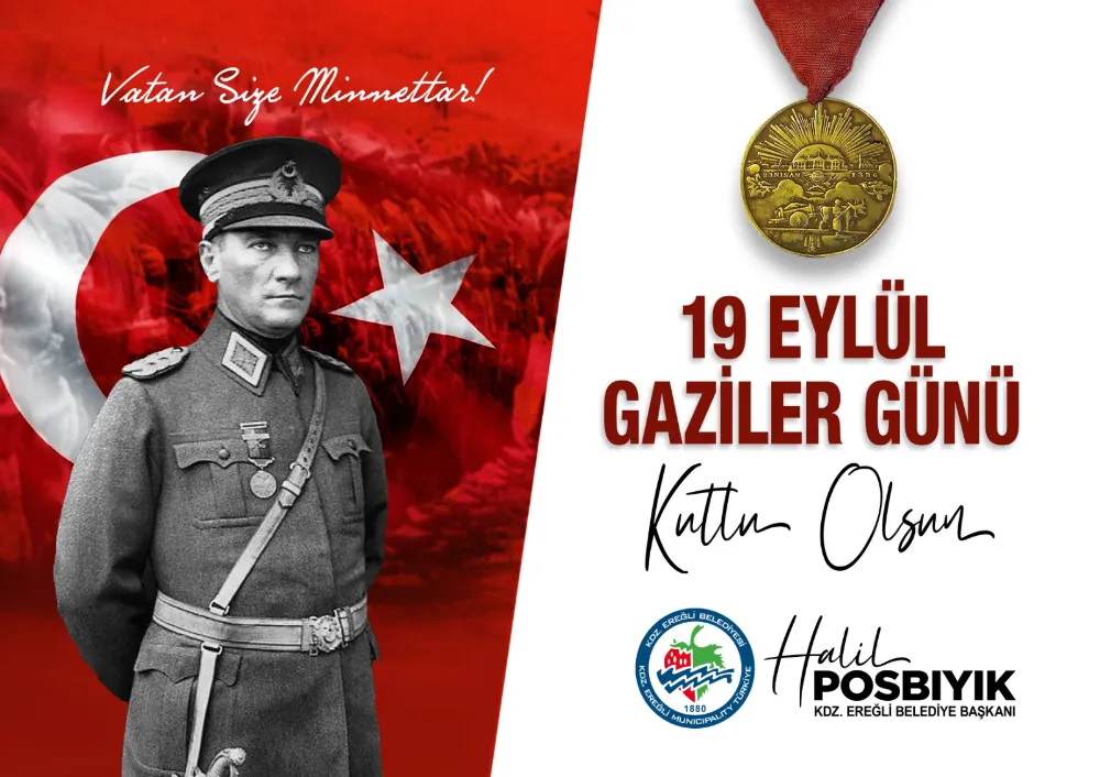 BAŞKAN POSBIYIK, GAZİLER GÜNÜ’NÜ KUTLADI