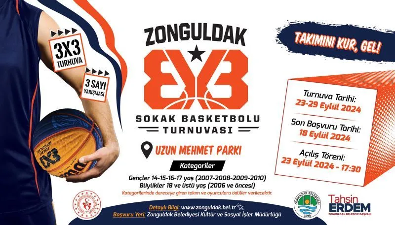 Takımını Kur, 2024 3x3 Sokak Basketbolu Turnuvasında Yerini Al!