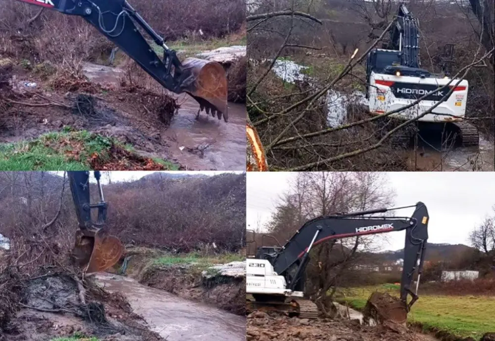 ÖREN MAHALLESİ’NDE ÇAYIR DERESİ TEMİZLENİYOR