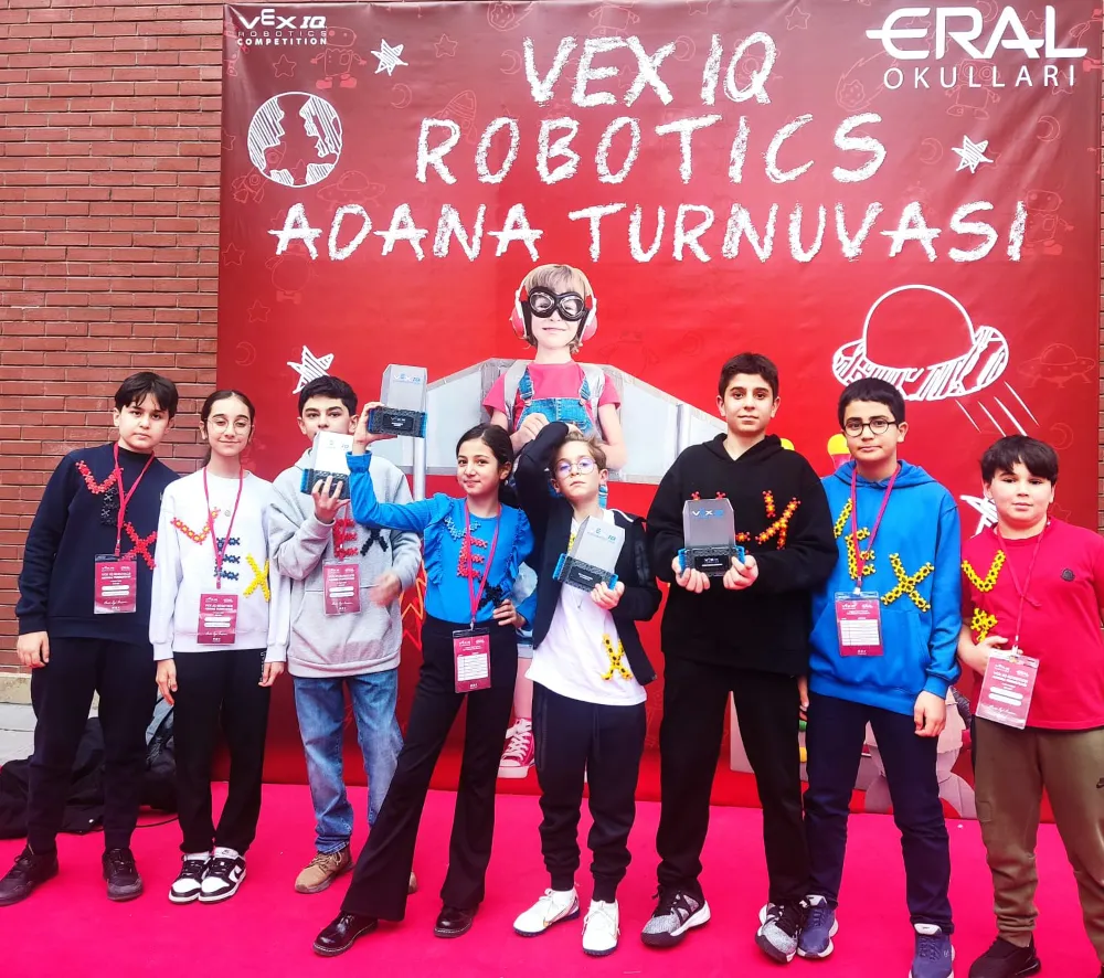 SANKO OKULLARI VEX IQ ROBOT YARIŞMASINDAN DÖRT BİRİNCİLİKLE DÖNDÜ