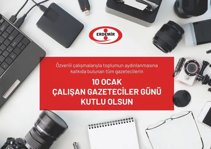 Erdemir, 10 Ocak Çalışan Gazeteciler Günü