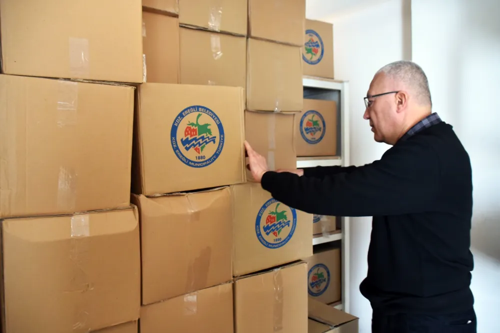 KDZ. EREĞLİ BELEDİYESİ, BİN AİLEYE GIDA YARDIMINDA BULUNUYOR