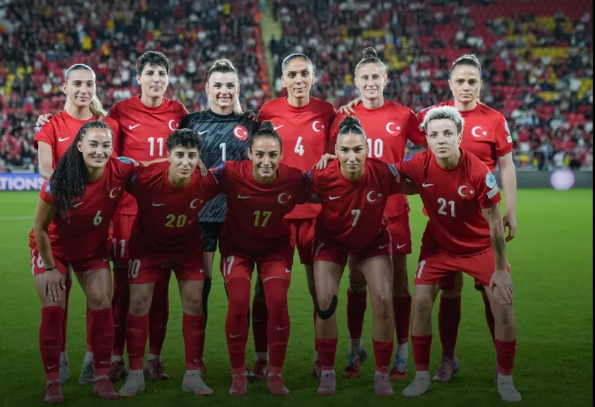 Cumhurbaşkanı Erdoğan, A Millî Kadın Futbol Takımı‘nı tebrik etti