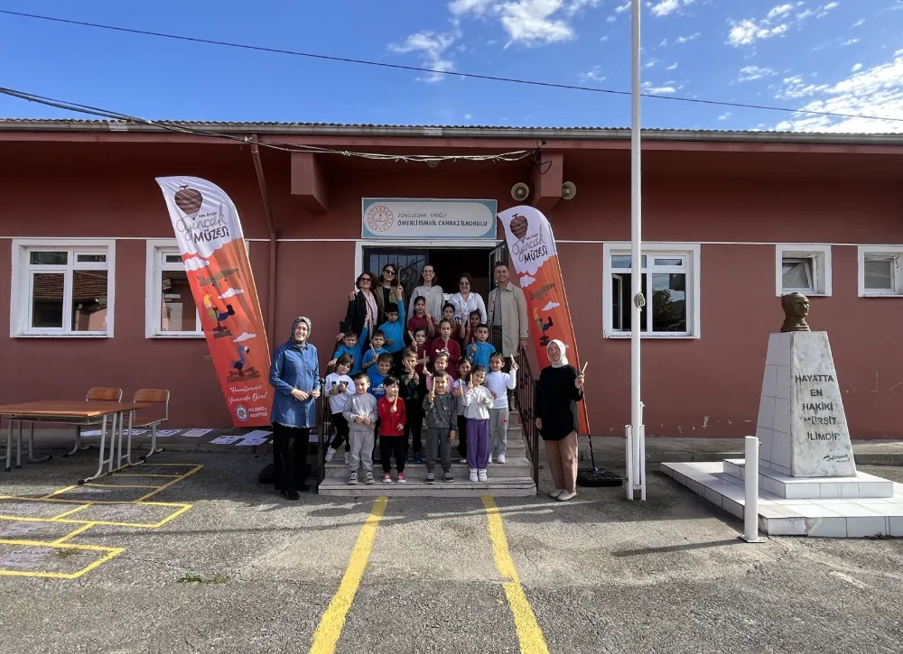 OYUNCAK MÜZESİ, ÖMERLİ İSMAİL CANBAZ İLKOKULU’NDAKİ ÇOCUKLARLA BULUŞTU