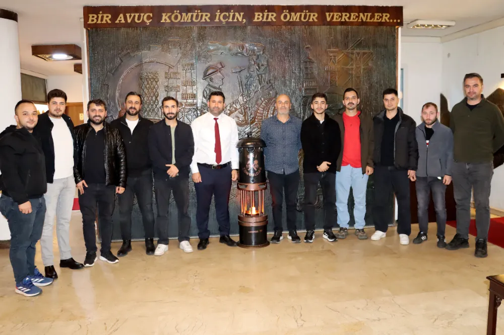 MADENCİLERDEN ARSLANBUĞA’YA DESTEK ZİYARETİ