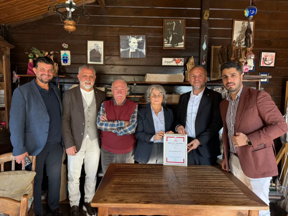 Elpek Dokuyan Kadınlara destek: Coğrafi İşaret Belgesi Başkan Duman’a teslim edildi