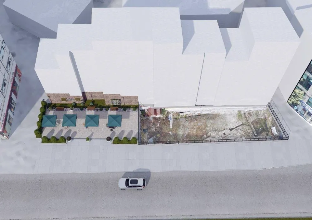 ESKİ BELEDİYE BİNASI ALANINA YENİ DÜZENLEME YAPILACAK