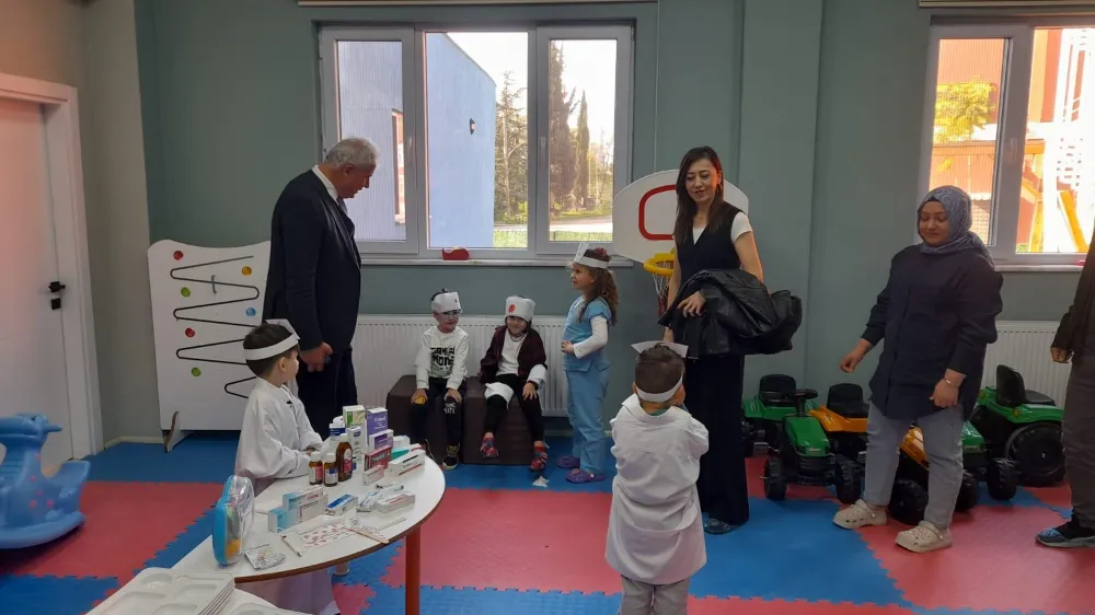 BÜYÜK AÇILIŞ ÖNCESİ: HARUN AKGÜL ÖGET ŞEN KIZILAY ANAOKULUNU ZİYARET ETTİ