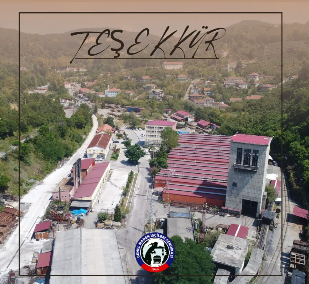 YENİ HAVALANDIRMA KUYUSU İÇİN TEŞEKKÜR