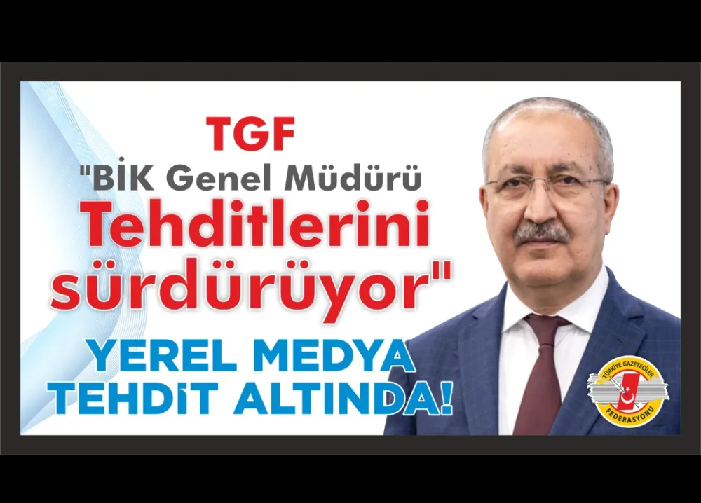 Basın İlan Kurumuna Açık Sorular. TGF; 