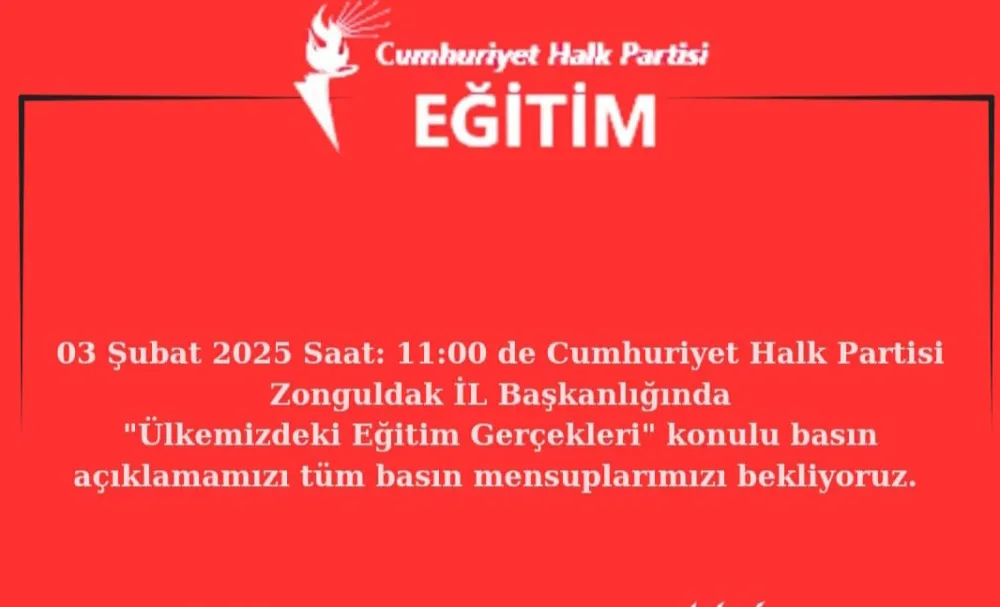 CHP EĞİTİMDEKİ SORUNLARI MASAYA YATIRIYOR: 