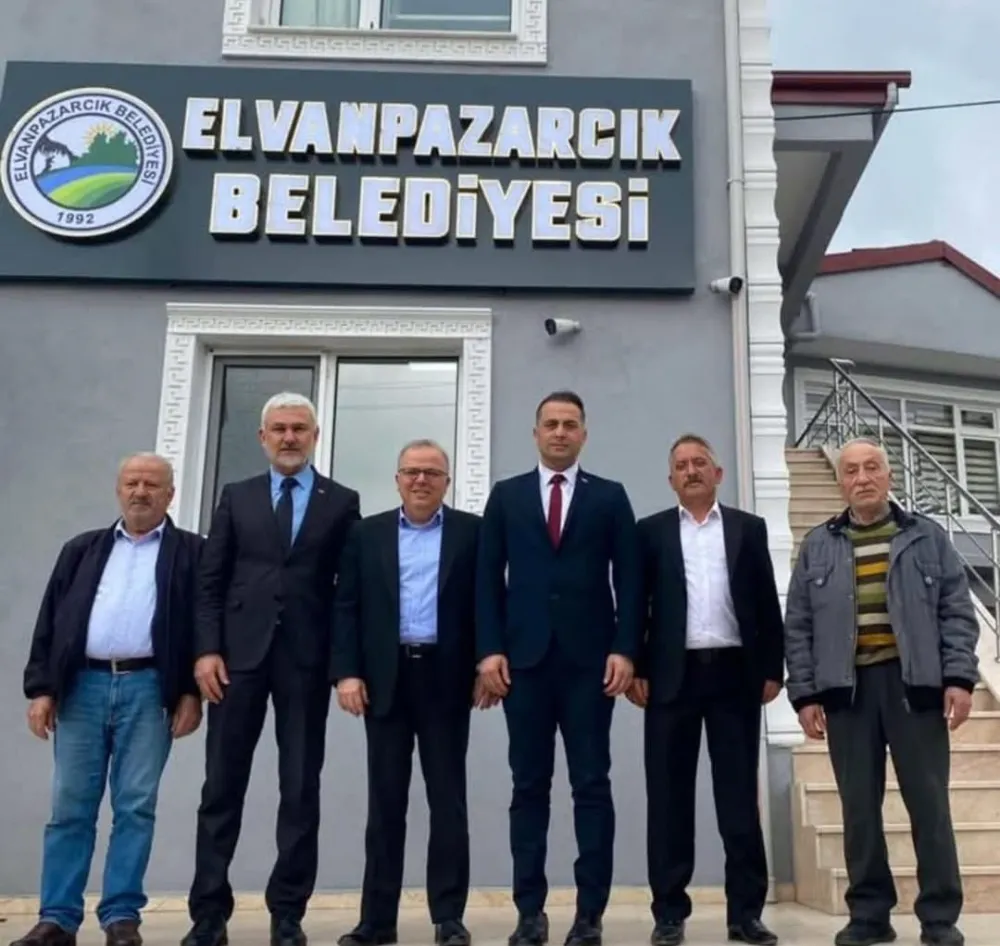 MHP’DEN ELVANPAZARCIK BELEDİYESİNE ZİYARET! BAŞKAN UZUN’A DESTEK MESAJI