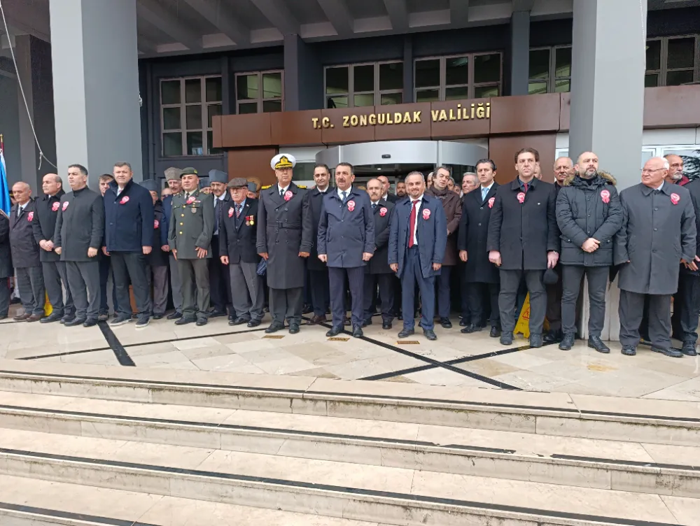 ÇANAKKALE ZAFERİ’NİN 110. YILINDA ZONGULDAK’TA ANLAMLI TÖREN