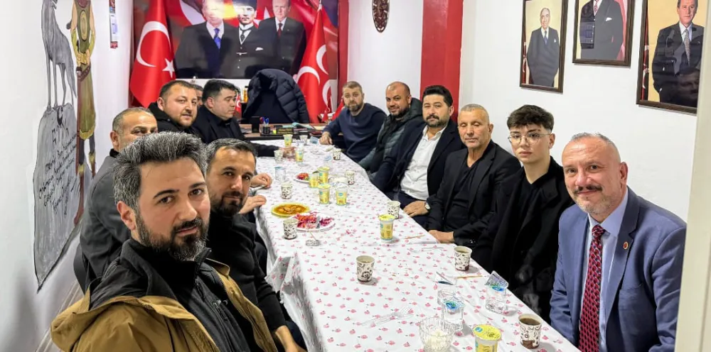 SENDİKA VE SİVİL TOPLUM KURULUŞLARI TEMSİLCİLERİ MHP İFTARINDA BULUŞTU