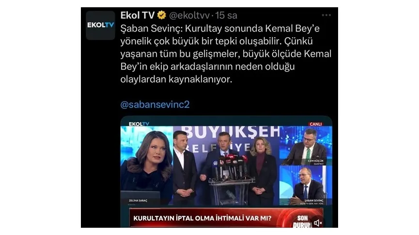 AK PARTİLİ ÇAĞLAYAN’DAN CHP’YE SERT ELEŞTİRİ: 