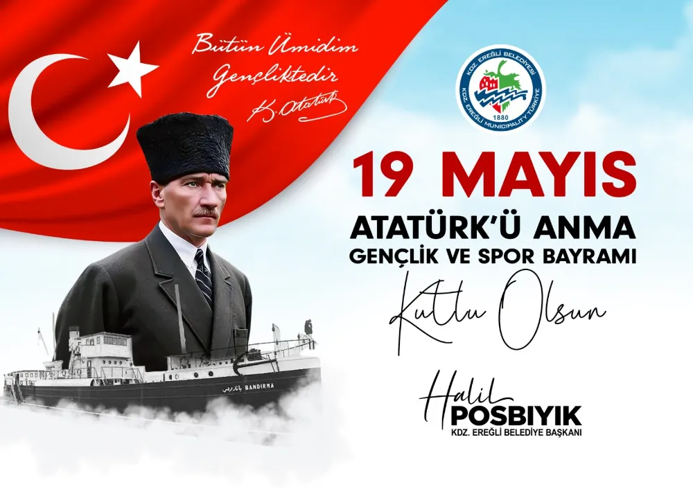 BAŞKAN POSBIYIK, 19 MAYIS ATATÜRK’Ü ANMA, GENÇLİK VE SPOR BAYRAMI’NI KUTLADI