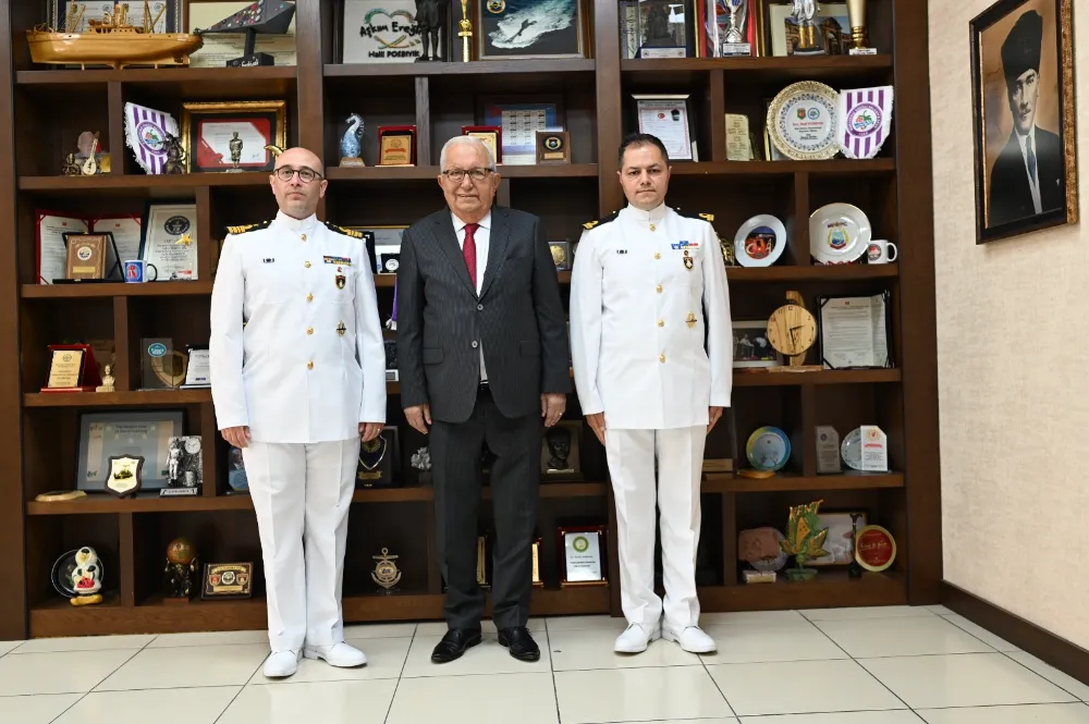 KOMUTANLAR, BAŞKAN POSBIYIK’I ZİYARET ETTİ