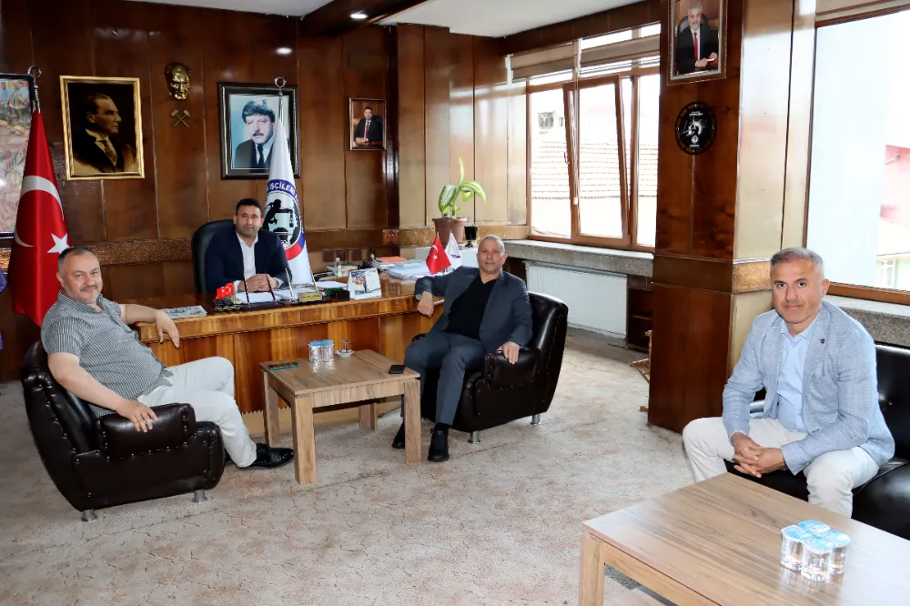 Emekli madenciden GMİS’e ziyaret