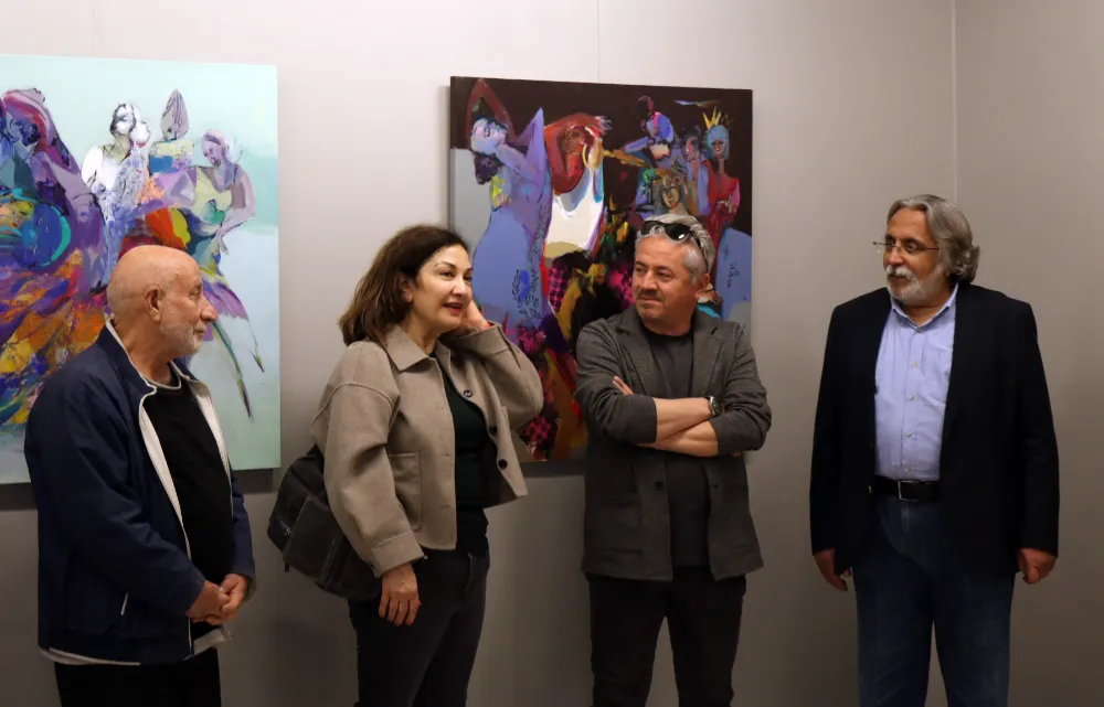 FERAHOĞLU SANKO SANAT GALERİSİ’NDE RESİM SERGİSİ AÇTI