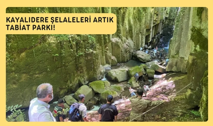 Kayalıdere Şelaleleri Artık Tabiat Parkı!