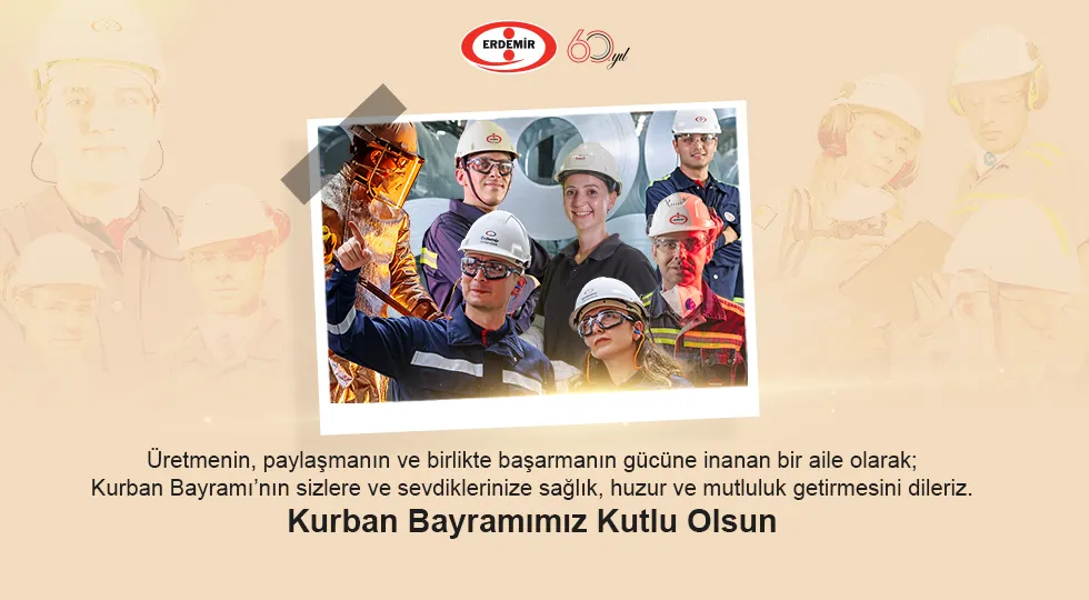 ERDEMİR KURBAN BAYRAMI KUTLAMA MESAJI