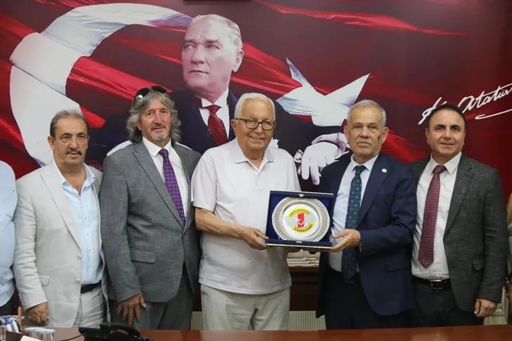 BAŞKAN YILMAZ KARACA,EREĞLİ GAZETECİLER DERNEĞİ VE BELEDİYE BAŞKANI HALİL POSBIYIK’I ZİYARET ETTİ