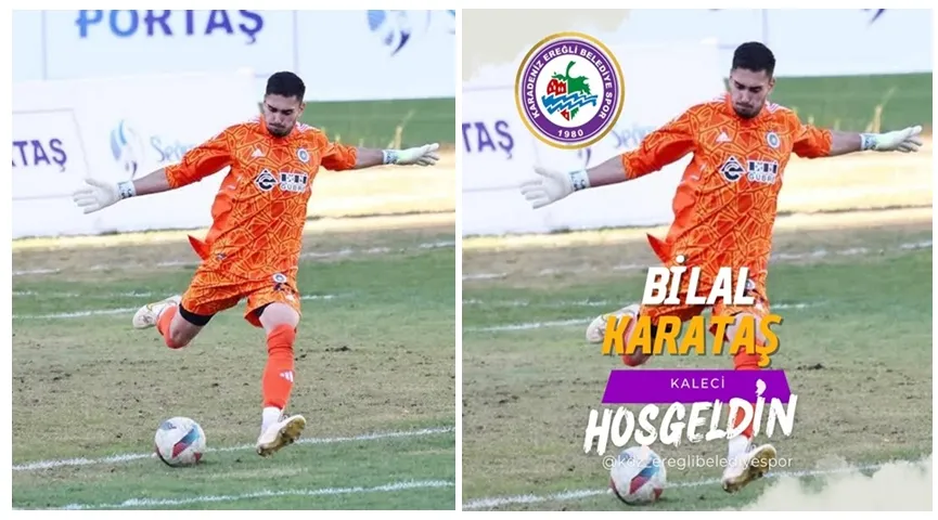 U19 MİLLİ KALECİ BİLAL KARATAŞ KDZ.EREĞLİ’DE
