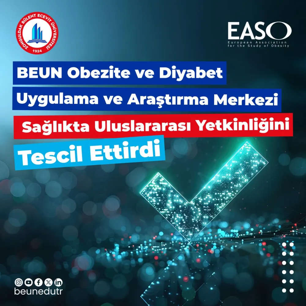 BEUN Obezite ve Diyabet Uygulama ve Araştırma Merkezi Yetkinliğini Tescil Ettirdi
