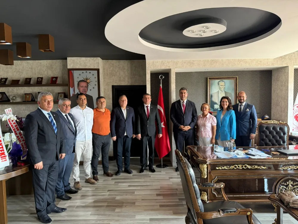 CHP MECLİS ÜYLERİNDEN KAYMAKAM YILMAZ’A  ‘HAYIRLI OLSUN’ ZİYARETİ