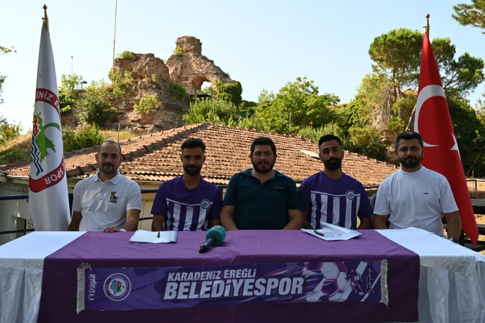 KDZ. EREĞLİ BELEDİYESPOR’DA İMZALAR TARİHİ KALEDE ATILDI
