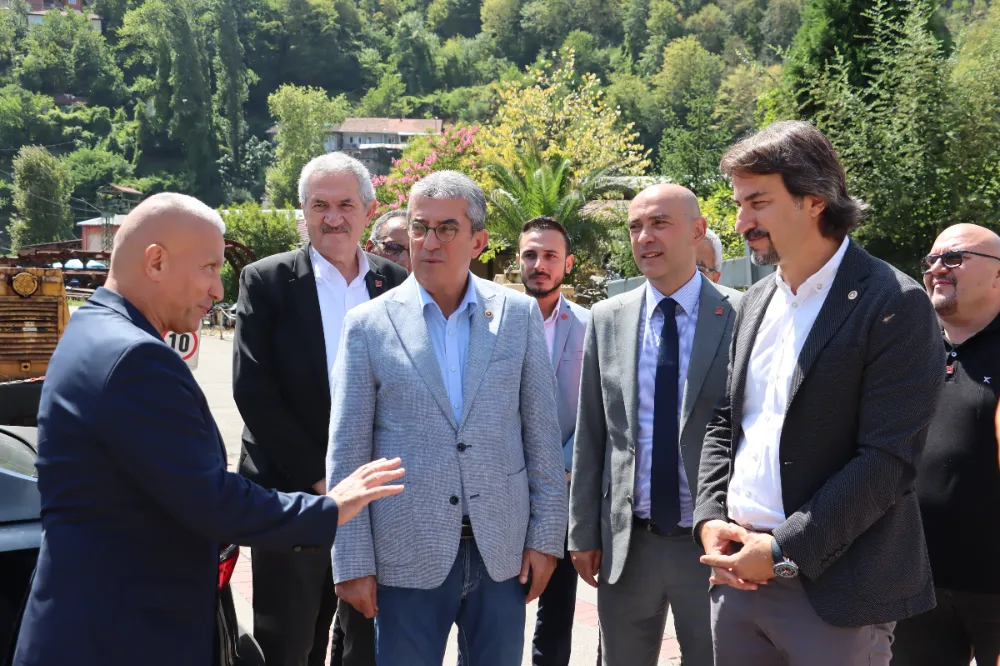 CHP GRUPBAŞKANVEKİLİ GÜNAYDIN, TTK ÜZÜLMEZ MÜESSESİNİ ZİYARET ETTİ