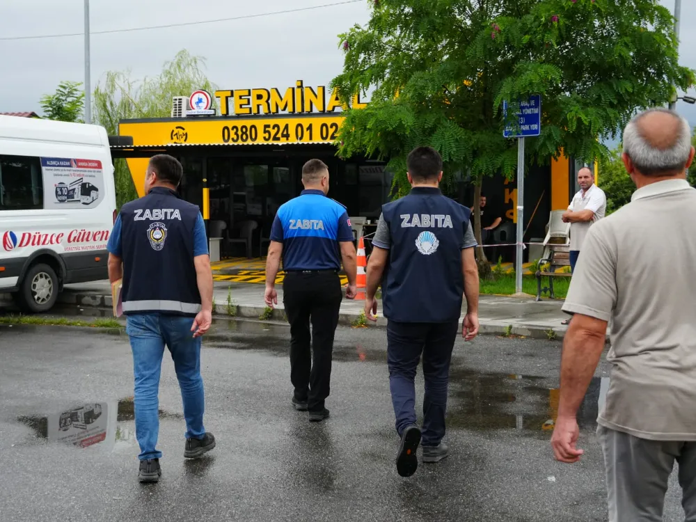 ZABITA VE İL SAĞLIK’TAN TERMİNALDE DENETİM